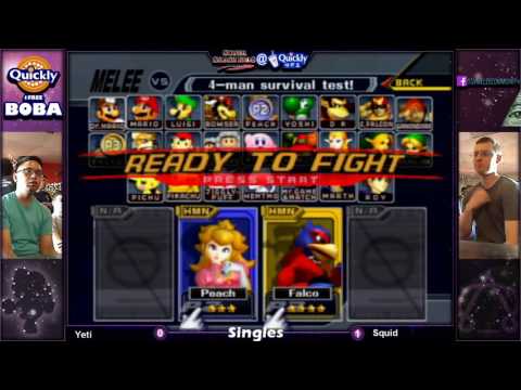 SSBM @ Quickly 6 - Squid Vs. Yeti