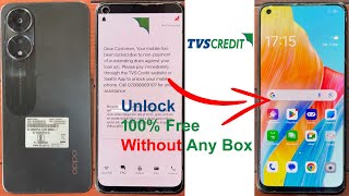 How To Unlock Oppo A78 TVS Credit Lock Free | Oppo A78 TVS Credit Unlock  | Oppo A78 TVS Credit Free
