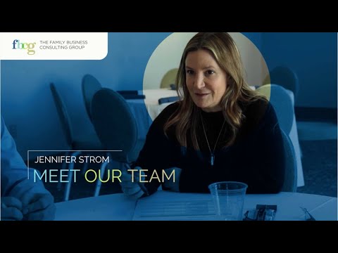 Jennifer Strom | The Family Business Consulting Group - YouTube