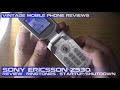 Sony Ericsson Z530i Review Ringtones Startup Shutdown