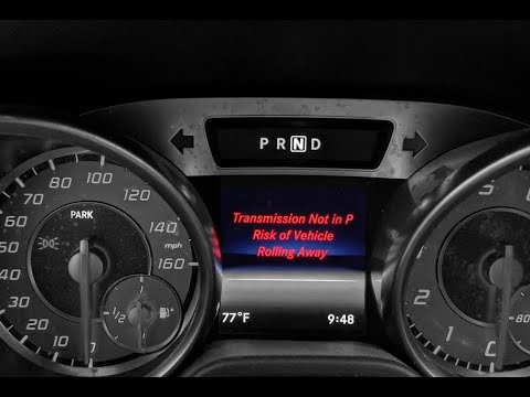 Mercedes Transmission Not in P Risk of Vehicle Rolling Away