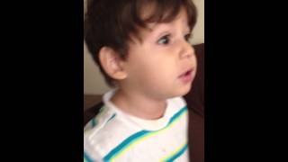 my 2 year brother singing save you tonight by one direction