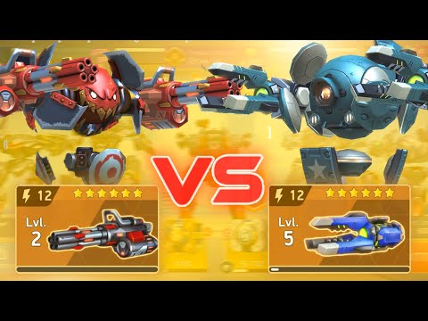 Minigun vs Graviton Beam | Weapon Showcase: Unraveling Mech Surge's Deadly Arsenal!