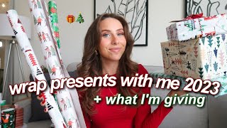 WRAP PRESENTS WITH ME 2023 + what I’m *giving* for christmas this year!
