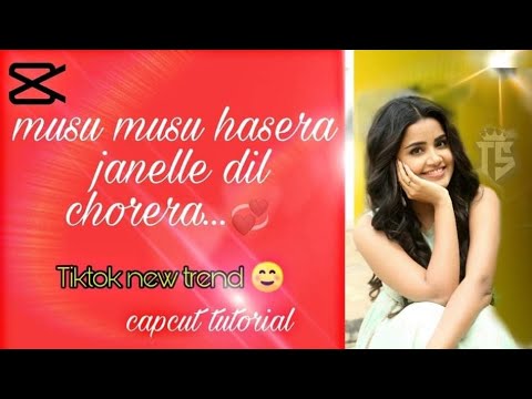 Pyar hunchha song ❤️ || Capcut video editing 🔥 || Tiktok new trend 🙂