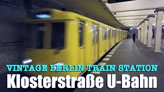 BERLIN TRAIN STATION: Klosterstraße U-Bahn