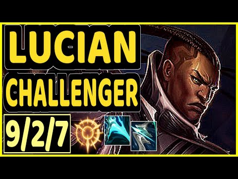 SERTUSS (LUCIAN) - 9/2/7 KDA CHALLENGER GAMEPLAY - EUW