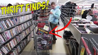 I Filled my Cart with Retro Games from this Thrift Store to Sell on Eb