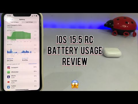 iOS 15.5 RC battery Usage Review 😱😱