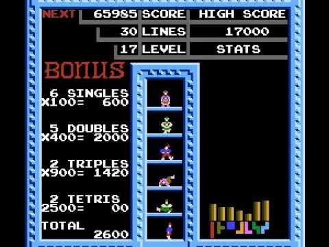 [TAS] NES Tengen Tetris '30 lines' in 1:20.77