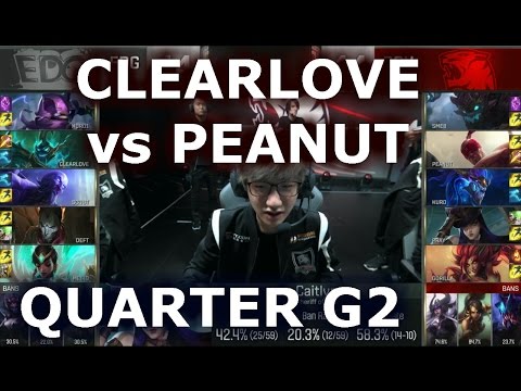 EDG vs ROX G2 - CLEARLOVE vs PEANUT Player Experience (w/ Matt) | Quarter Finals LoL S6 Worlds 2016