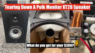 Video thumbnail for A Look Inside A Polk Monitor XT20 Bookshelf Speaker by Forensic Audio