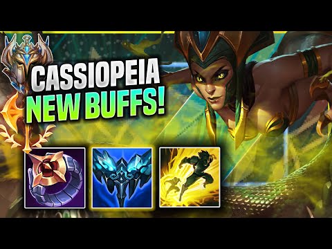 KOREAN CHALLENGER TRIES CASSIOPEIA WITH NEW BUFFS! - Challeger Plays Cassiopeia MID vs Qiyana! |
