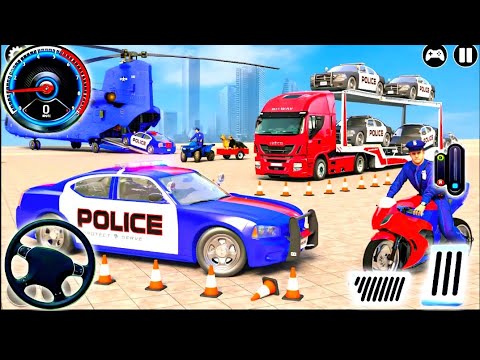 US Real Police Plane Limousine Car Quad Bike - Caro Transporter Driving - Android Mobile Video Games