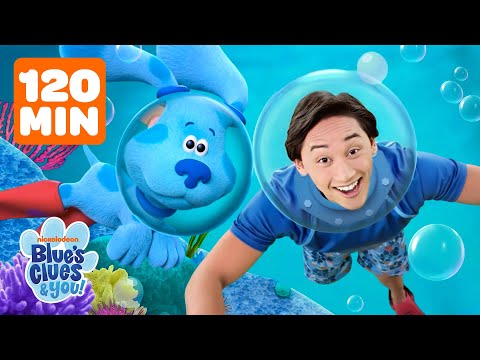 2 Hours of Blue's Underwater Adventures! 🐠 | Blue's Clues & You!