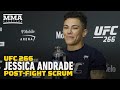 Jessica Andrade Picks Rose Namajunas To Beat Zhang Weili | UFC 266 | MMA Fighting