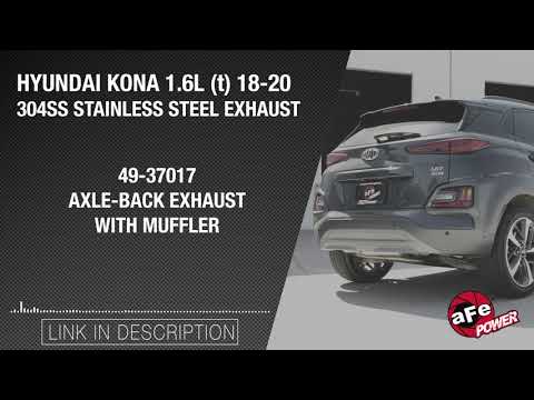 aFe POWER 18-23 Hyundai Kona Takeda Axle-Back Exhaust System