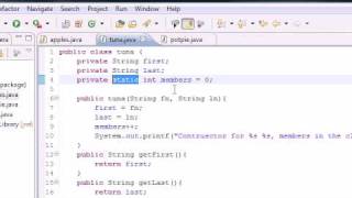 Java Programming Tutorial - 47 - More on Static