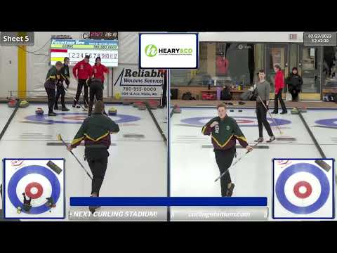 Evan van Amsterdam vs. Justin Runciman - Draw 5 - Curling Alberta Mixed Provincial Championship
