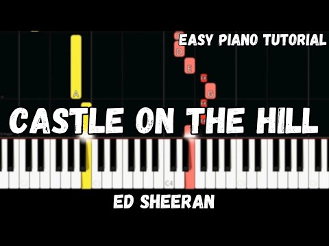 Ed Sheeran - Castle On The Hill (Easy Piano Tutorial)