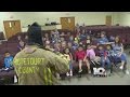 Kids Encouraged To Not Be Afraid Of Firemen