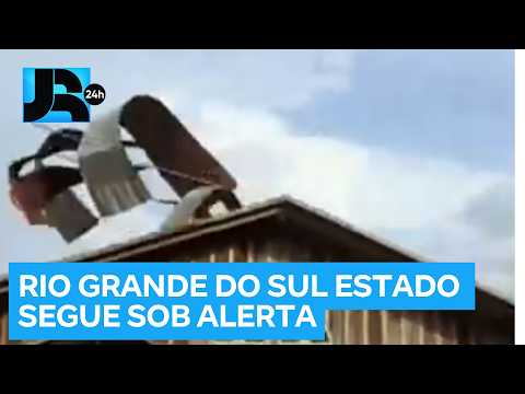 RS: Passa de 40 o número de cidades danificadas por temporais