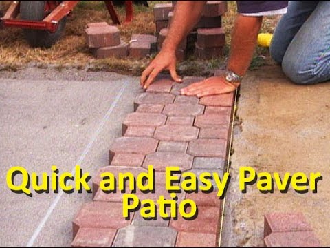 How to Lay Patio Pavers