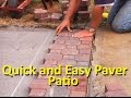 How to Lay Patio Pavers 