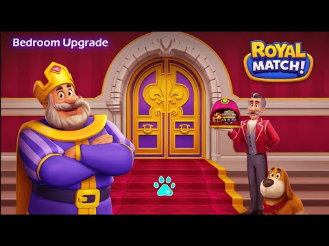Royal Match game, walkthrough!! How to Bedroom upgrade! Royal Match Area | Battle Team 👑 #royalmatch
