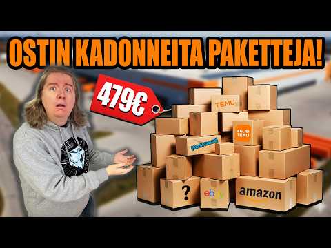 Ostin 479€ POSTIIN KADONNEITA paketteja?!? 📦 USKOMATON LOPPUTULOS!!