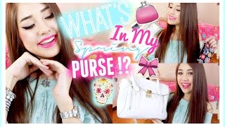 WHAT'S IN MY PURSE?! ♡ SPRING 2015 Edition ♡ xlivelaughbeautyx