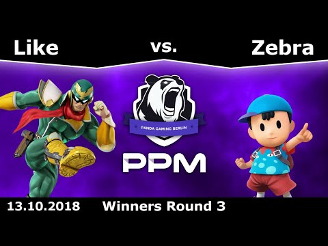 Big PPM X - Like (Captain Falcon) Vs. Zebra (Ness) - Winners Round 3