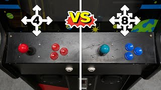 4 Way vs 8 Way Arcade Sticks Explained 