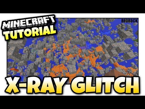 Minecraft – X-RAY GLITCH [ Tutorial ] MCPE / Xbox 
