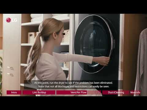 [LG Dryers] Troubleshooting Your LG Dryer That Is Not Drying