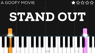 A Goofy Movie - Stand Out | EASY Piano Tutorial