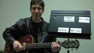 Easy Guitar PLAY-ALONG Lesson : "(I'm Not Your) Steppin' Stone" by The Monkees !