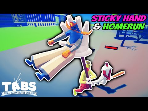 Sticky Hand & Homerun Hitter vs EVERY FACTION - Totally Accurate Battle Simulator TABS Mod