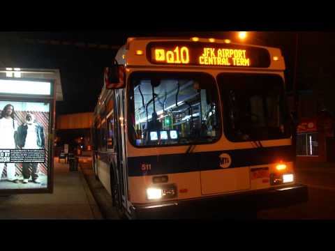 2012 New Flyer C40LF CNG 511 On The ✈Q10 @ Lefferts Blvd & Jamaica Avenue