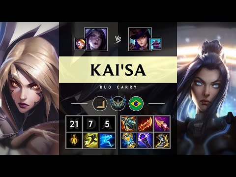 Kai'Sa ADC vs Caitlyn - BR Challenger Patch 25.17