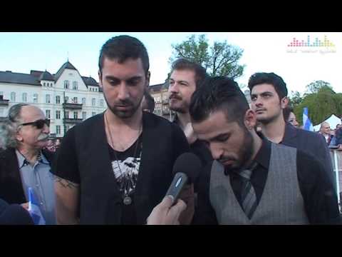 Interview Koza Mostra (Greece) at the 2013 Eurovision Opening Reception in Malmö