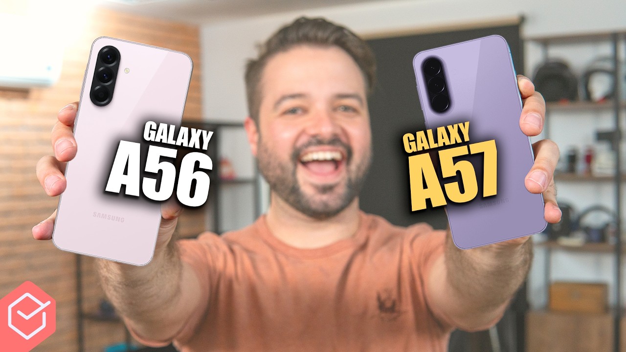 Miniatura da avaliação em vídeo de Smartphone Samsung Galaxy A57 5G 256GB Roxo