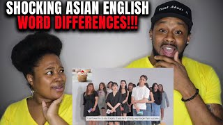 The Demouchets REACT to American was Shocked by 20 Asians' English Word Differences