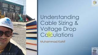 2 Basic Terminolgies, Cable Sizing and Voltage Drop Calculations