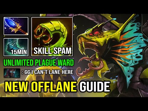 NEW Annoying Offlane Venomancer Guide - Unlimited Plague Ward Spam with 15Min Greaves Dota 2