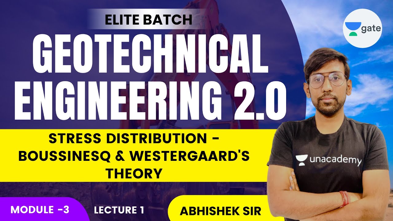 L 1 | Stress distribution - Boussinesq & Westergaard's theory | Geotechnical Engineering 2.0 - III