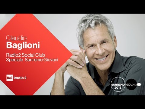 Claudio Baglioni annuncia i 24 finalisti di "Sanremo Giovani" a Radio2 Social Club - 27/11/2018