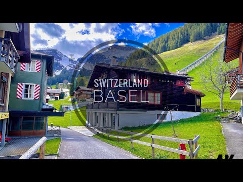 SWITZERLAND BASEL MUTTENZ BEAUTIFUL EVENING NATUTRE | 4K WALK 🇨🇭