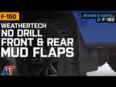 2015-2020 F150 Weathertech No Drill Front & Rear Mud Flaps Review & Install
