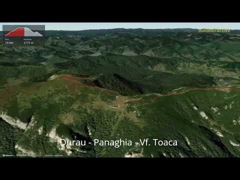 Durau - Panaghia - Vf. Toaca  ∆ hiking trails ∆ 3d-trail.com/romania/
